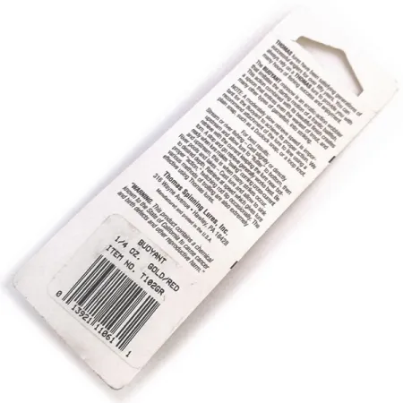 Thomas Buoyant Cucharilla, Red Trout, 7g, Latón Chapado Oro, #10282