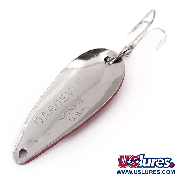 Cucharilla Eppinger Dardevle Spinnie, Rojo/Blanco/Níquel, 9g, #10302