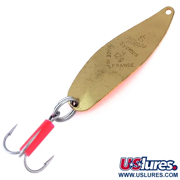 Mepps Syclops 1 Cucharilla, Naranja, 12g, UV, #10305