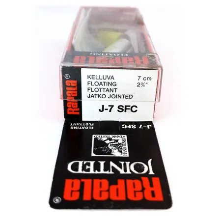 Rapala Jointed J-7 Señuelo Articulado, SFC, 4g, Hand-Tuned, #10317