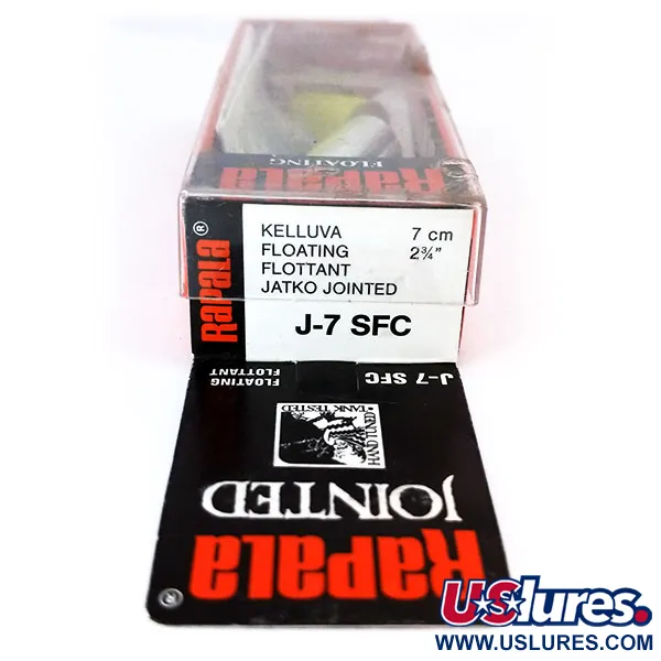 Rapala Jointed J-7 Señuelo Articulado, SFC, 4g, Hand-Tuned, #10317