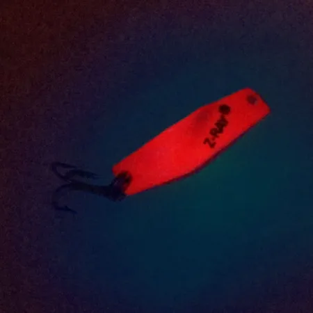 Z-RAY Lures Z-Ray Model 115 Cucharilla, Rojo Fluorescente, 4g, #10333