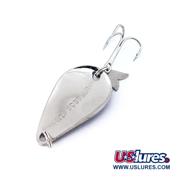 Acme K.O. Wobbler Cucharilla, Níquel/Púrpura, 7g, Sonic Flipper, #10355