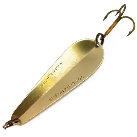 Wright & McGill Streamliner Cucharilla, Latón, 11g, Lance Largo, #10364