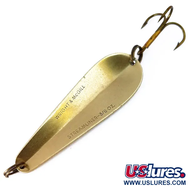 Wright & McGill Streamliner Cucharilla, Latón, 11g, Lance Largo, #10364