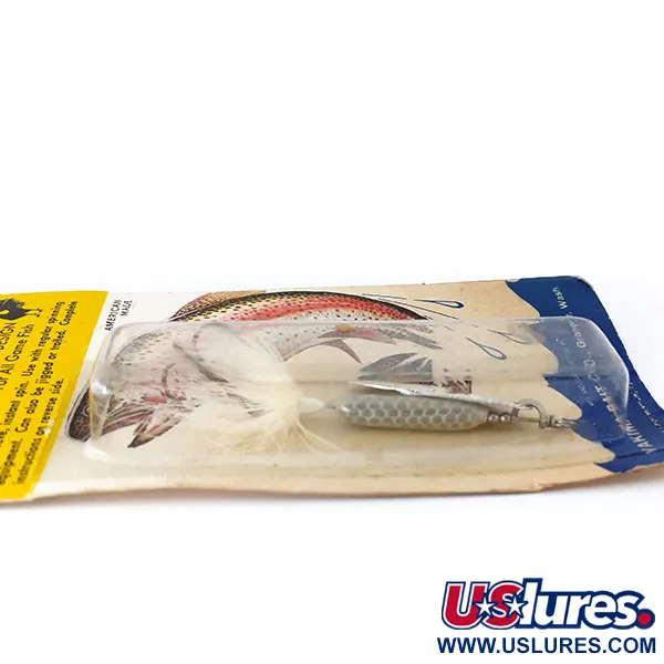 Worden’s Original Rooster Tail 4 Cucharilla, Plata, 7g, #10379