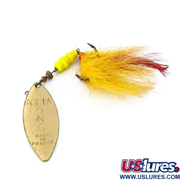 Mepps Aglia Long 4 Dressed Cucharilla, Fluo, 17g, Bucktail, #10380