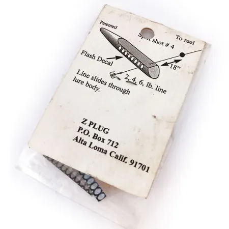 ZPlug Lures Z Plug Mini Señuelo inline, Dorado, 2g, Diseño pasante, #10390