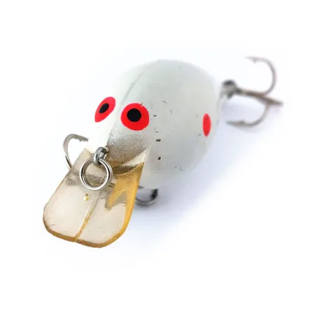 Norman Little N Crankbait, Blanco, 14g, Sonajero, #10392