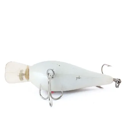 Norman Little N Crankbait, Blanco, 14g, Sonajero, #10392