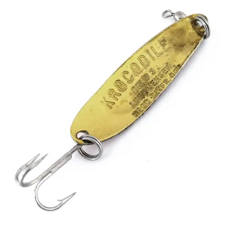 Luhr Jensen Krocodile Die #3 Cucharilla, Amarillo/Rojo, 10g, #10410