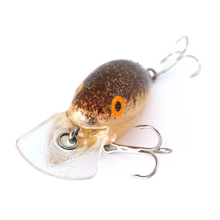 Rebel Crank R Crankbait, Marrón/Oro, 10g, Flotante, #10415