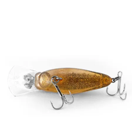 Rebel Crank R Crankbait, Marrón/Oro, 10g, Flotante, #10415