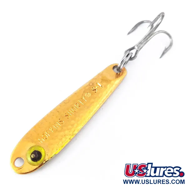 Hopkins s1 Jig Lure Cucharilla, Oro martillado, 9g, USA, #10428