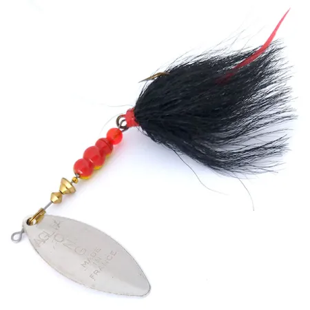 Mepps Aglia Long 3 Dressed (bucktail) Cucharilla, Plata, 12g, #10434