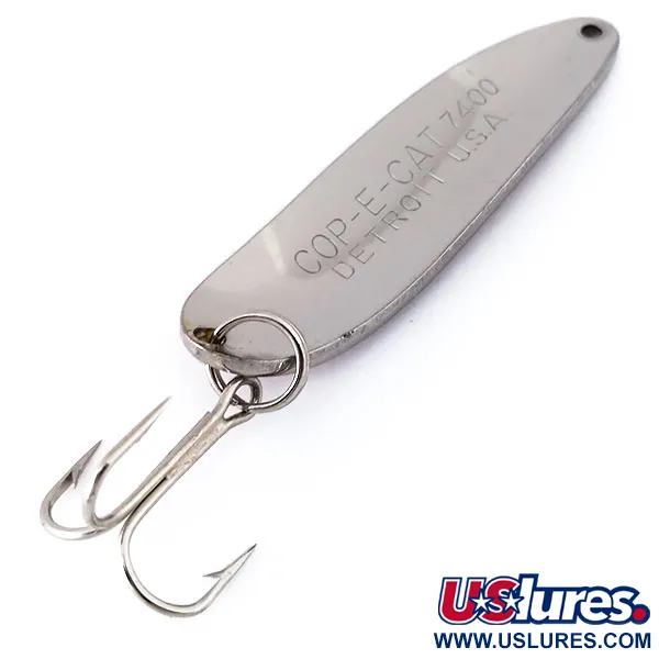 Dardevle Cop-E-Cat 7400 Cucharilla, Rojo/Níquel, 21g, Detroit, #10473