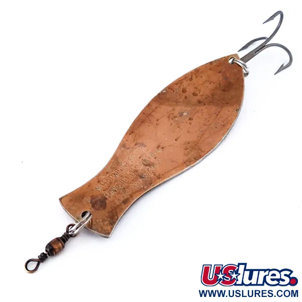 Nebco Bayfield Cucharilla, Plata/Cobre, 42g, Acabado Dual, #10477