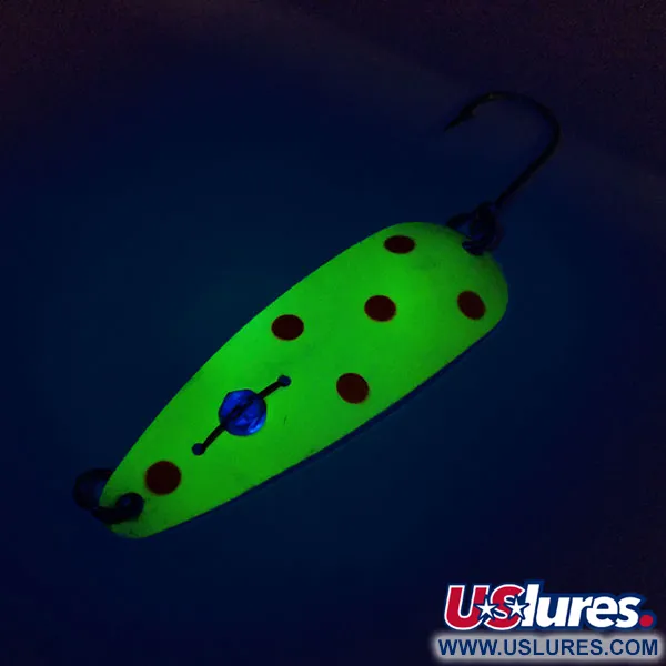 Eppinger Red Eye Evil Eye UV Cucharilla, Amarillo/Rojo, 6g, UV, #10496