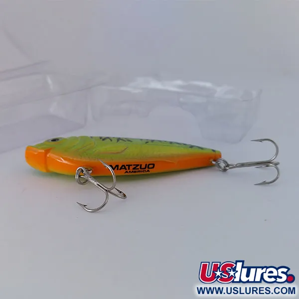 Matzuo Lipless UV Lipless Crankbait, Fire Tiger, 14g, Acabado UV, #10502