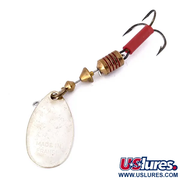 Mepps Aglia 2 Cucharilla, Plata, 4,5g, hoja plateada, #10516