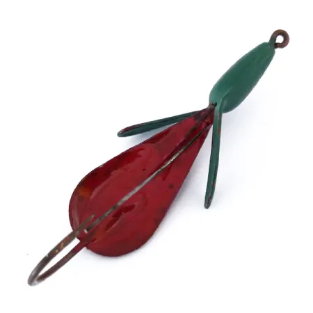 Panther Martin Weedless Weed Wing Cuchara, Rojo/Verde, 7g, Antialgas, #10525