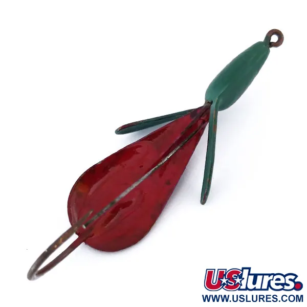 Panther Martin Weedless Weed Wing Cuchara, Rojo/Verde, 7g, Antialgas, #10525