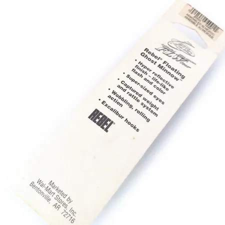 Rebel Excalibur Ghost Minnow, Rainbow Trout, 7g, Flotante, #10532