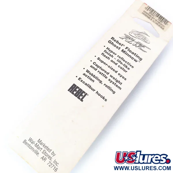 Rebel Excalibur Ghost Minnow, Rainbow Trout, 7g, Flotante, #10532