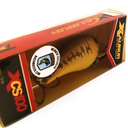 XCalibur XCS100 Crankbait, Brownie, 14g, Babero Cuadrado, #10535