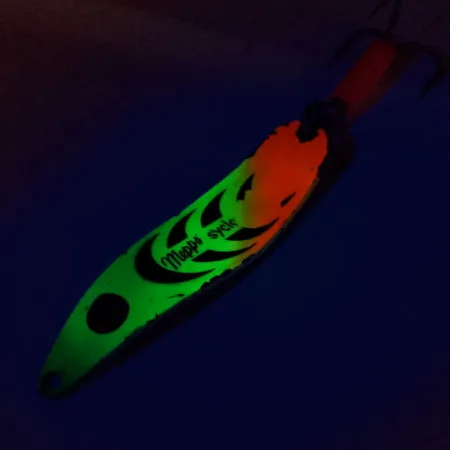 Mepps Syclops 2 UV Cucharilla, Fire Tiger, 17g, Acabado UV, #10538