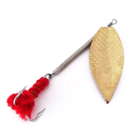 Panther Martin Francese Tirlindada con Lana Cucharilla, Oro/Rojo, 5g, #10549