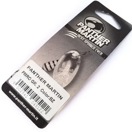 Panther Martin 2 Cucharilla, BZ, 2.5g, Pala Inline, #10551