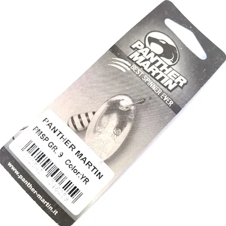 Panther Martin 9 Con Punti Cucharilla, Rojo/Amarillo, 11g, #10553