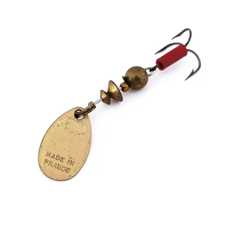 Mepps Aglia 0 Cucharilla, Latón, 2,5g, Funda roja, #10558