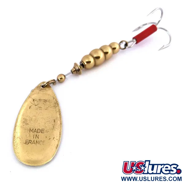 Mepps Aglia 5 Cucharilla giratoria, Latón, 14g, funda roja, #10601