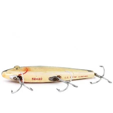 L&S Bait MirrOlure 52M Twitchbait, Verde-Oro, 14g, hundido, #10604