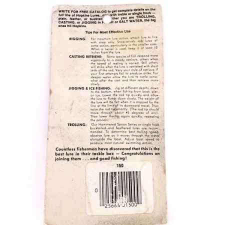 Hopkins shorty 150 Jig Lure, Níquel martilleado, 42g, Anzuelo simple, #10617