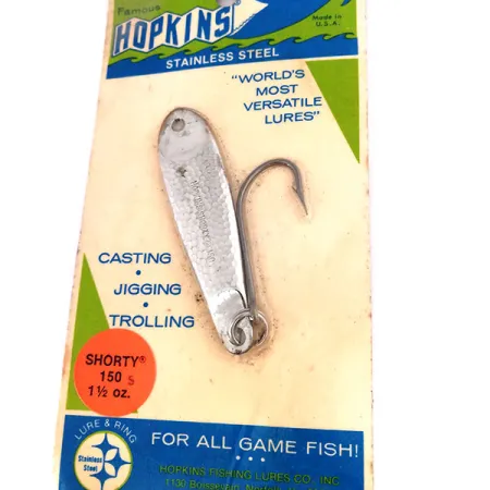 Hopkins shorty 150 Jig Lure, Níquel martilleado, 42g, Anzuelo simple, #10617
