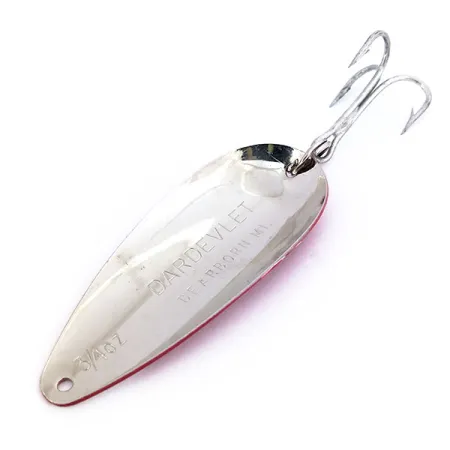 Eppinger Dardevle Dardevlet Cucharilla, Rojo-Blanco, 21g, Icónico, #10627