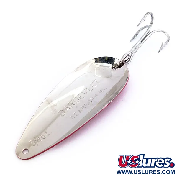 Eppinger Dardevle Dardevlet Cucharilla, Rojo-Blanco, 21g, Icónico, #10627