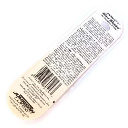 Johnson Silver Minnow Weedless, Firetiger, 7g, Cucharilla de Pesca #23019