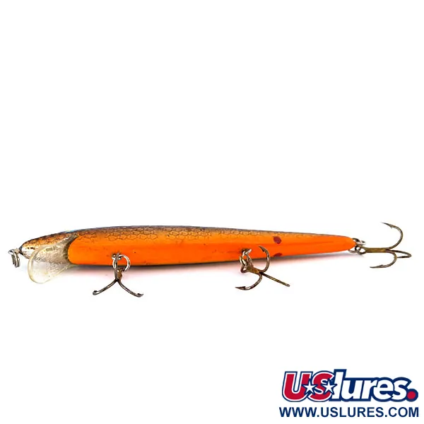 Rebel Floater F12 Minnow, Negro-Oro, 9g, Flotante, #10646