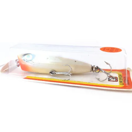 Luhr Jensen P.J.POP Popper madera, Blanco, 17g, hecho a mano, #10657