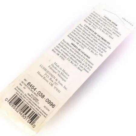 Luhr Jensen P.J.POP Popper, Plata / Negro, 17g, Cuerpo madera, #10658