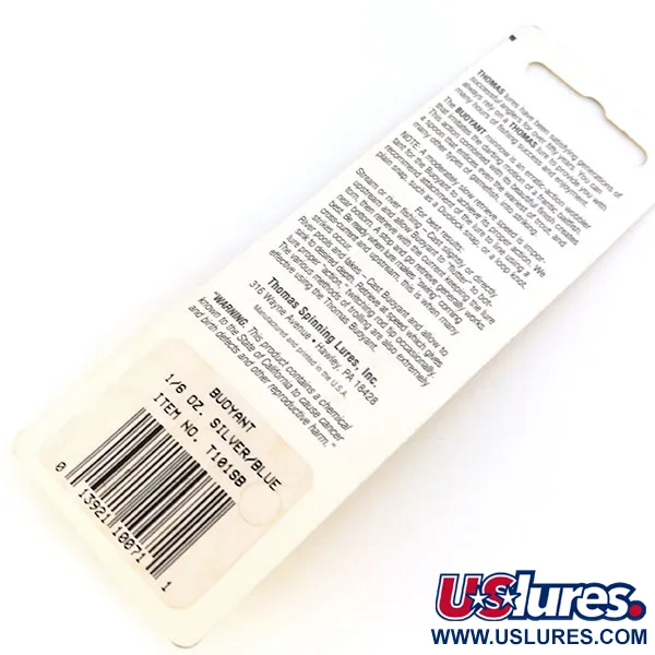 Thomas Buoyant Cucharilla, Trucha Azul, 5g, Destello intenso, #10659