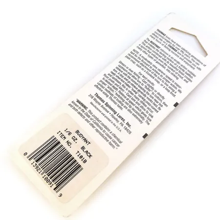 Thomas Buoyant Cucharilla, Black Trout, 5g, Cuerpo Metálico, #T101B