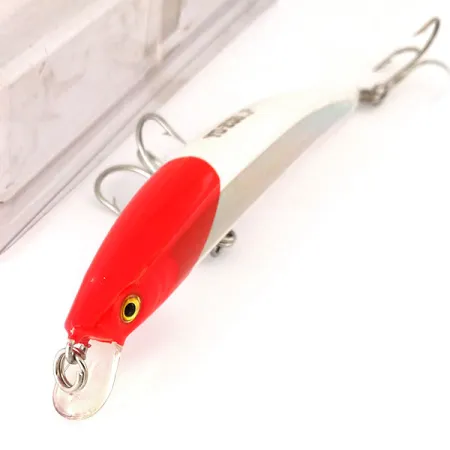 YO-ZURI CRYSTAL MINNOW (F) 13 Señuelo, Red Head, 17g, Floating, #10667