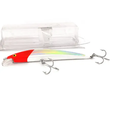 YO-ZURI CRYSTAL MINNOW (F) 13 Señuelo, Red Head, 17g, Floating, #10667