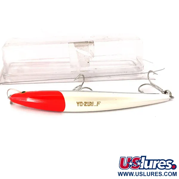 YO-ZURI CRYSTAL MINNOW (F) 13 Señuelo, Red Head, 17g, Floating, #10667