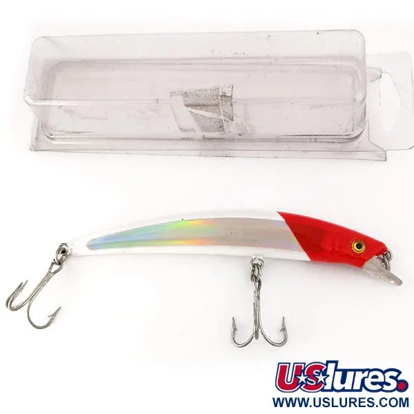 YO-ZURI CRYSTAL MINNOW (F) 13 Señuelo, Red Head, 17g, Floating, #10667